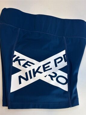 Nike Pro Navy Compression Shorts - Women’s Small - 3” inseam - volleyball, run